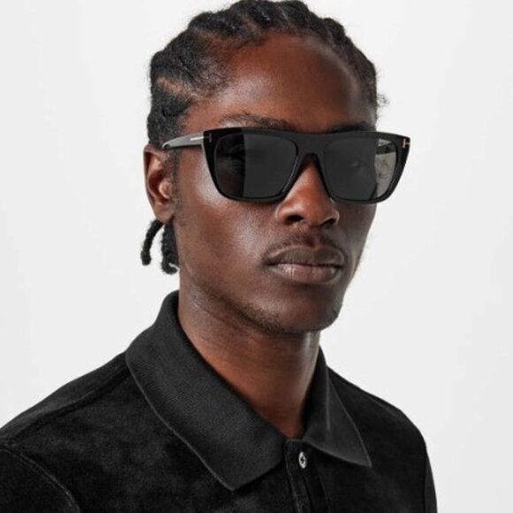 Tom Ford FT1175 53E Square Sunglasses – Blonde Havana/Brown - Picture 3 of 10